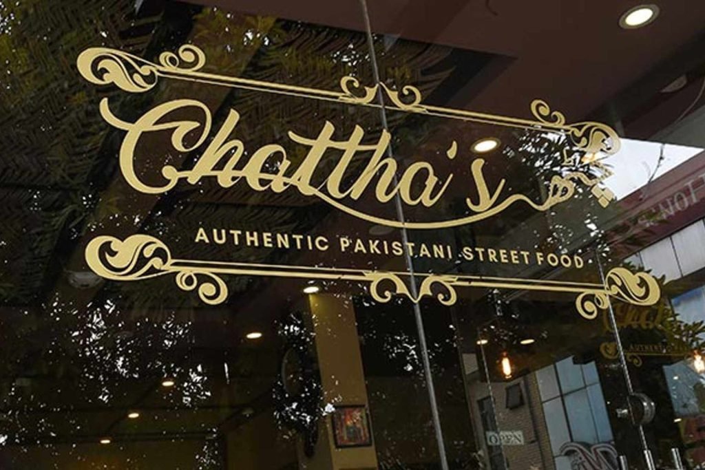 Chattha's menu