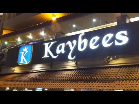 Kaybees Menu Pakistan with Prices updated in