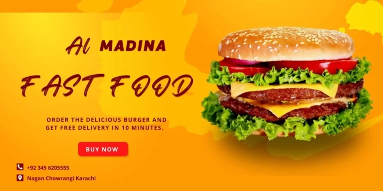 Al Madina Fast Food Restaurant Nagan Chowrangi Menu with Prices