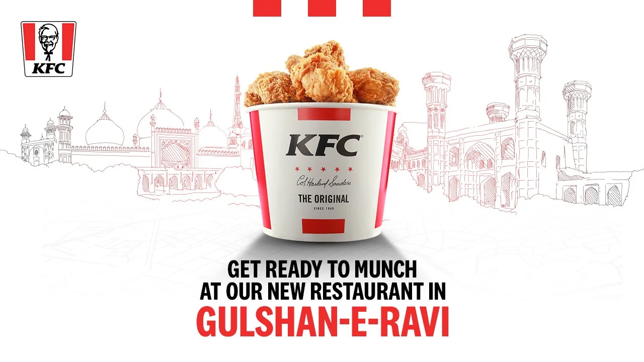 KFC Gulshan Ravi Lahore Menu & Prices April 2024
