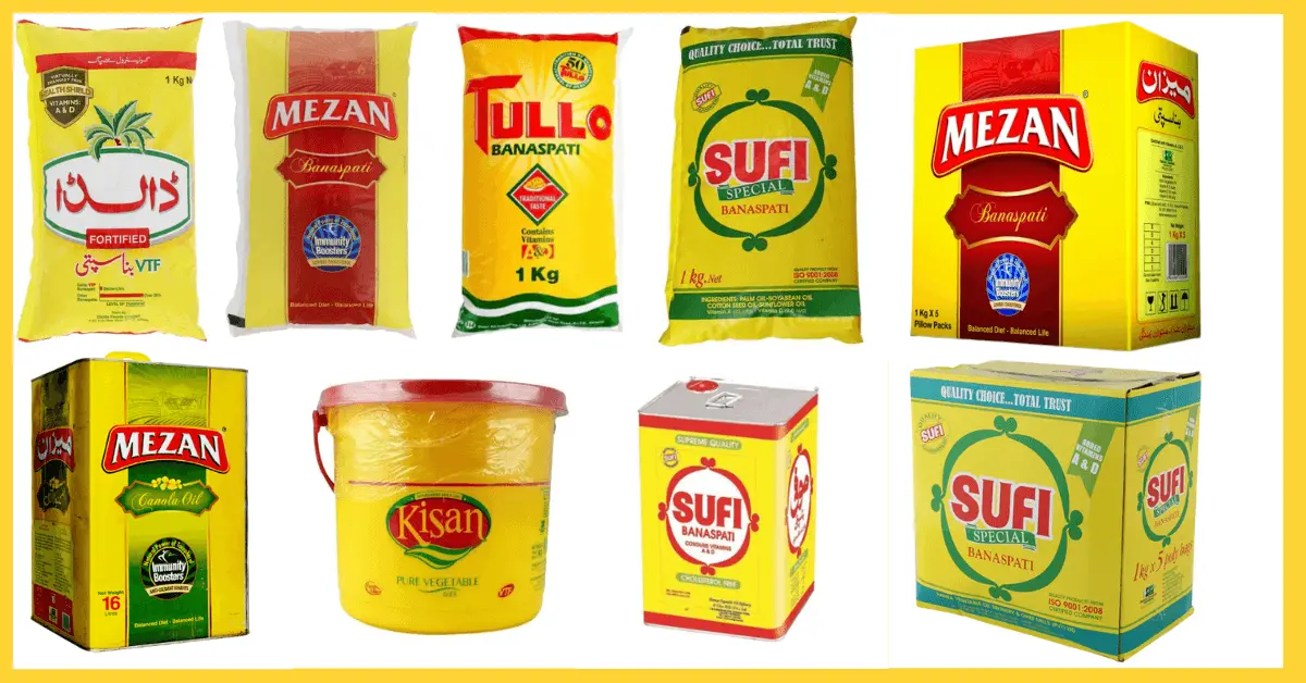 Today Ghee Price In Pakistan April 16, 2024